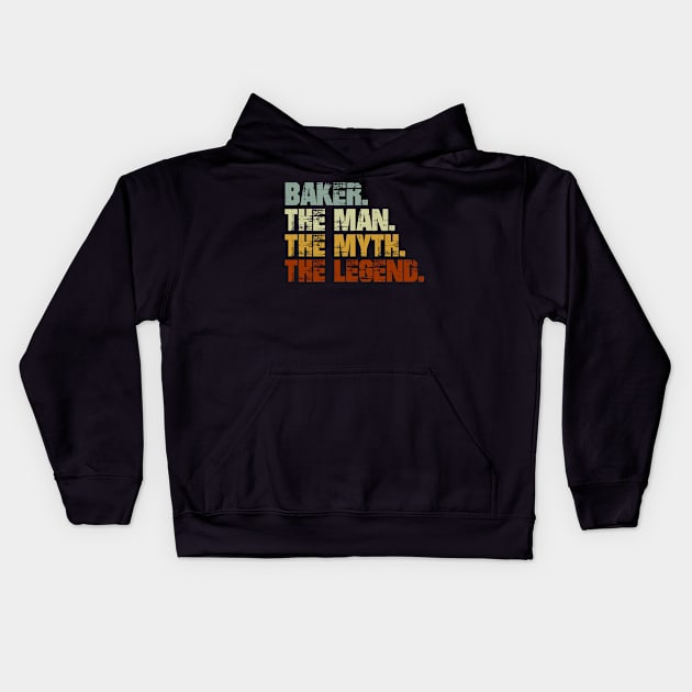 Baker Kids Hoodie by designbym